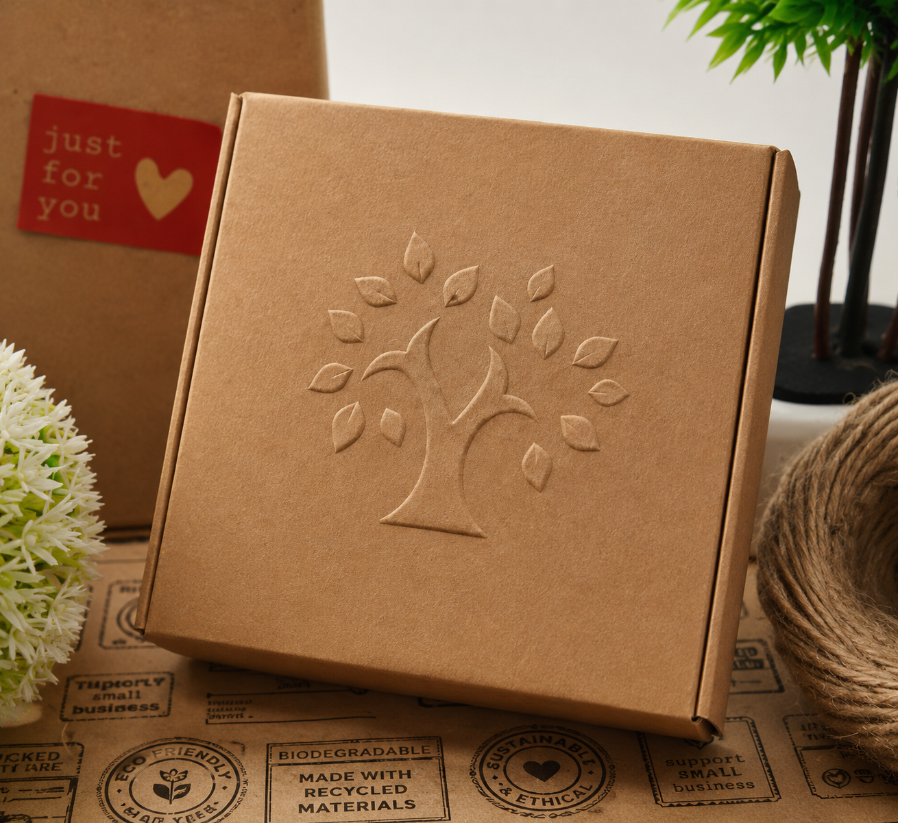Embossing packaging finish