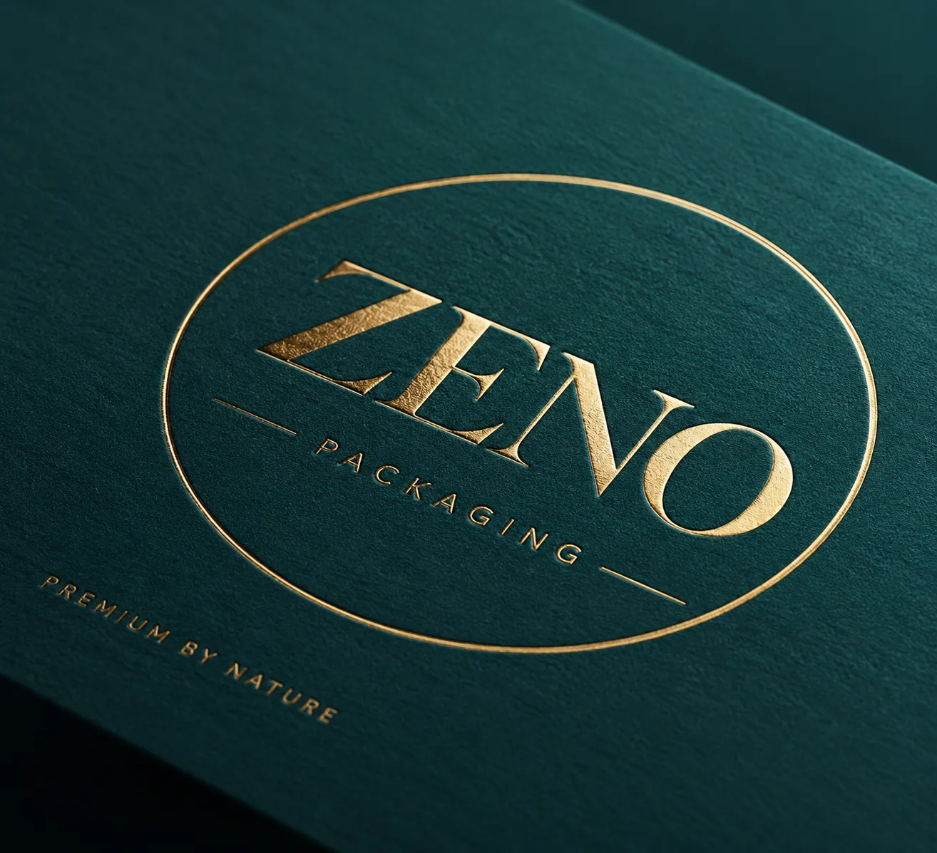 Gold foiling packaging finish