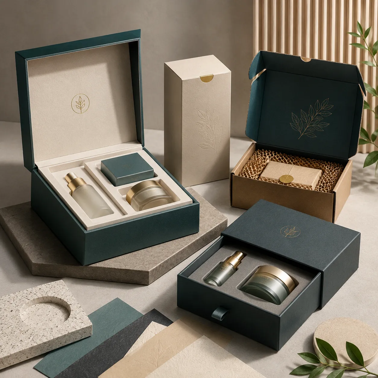 Zeno Packaging custom cosmetics boxes product display